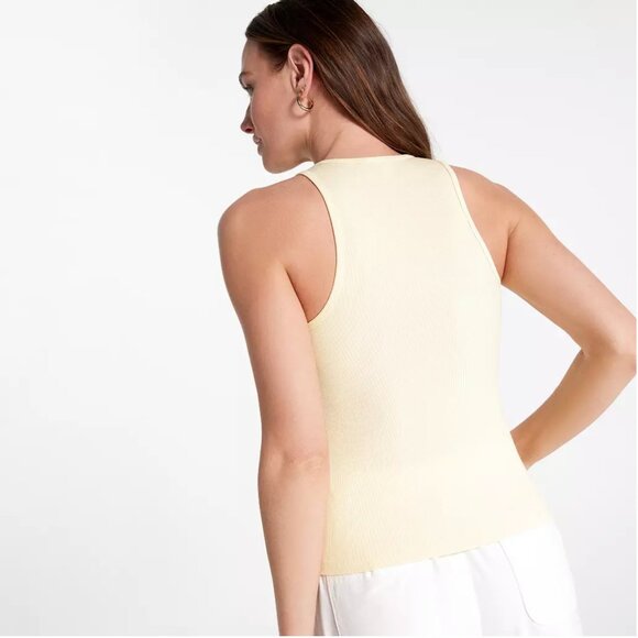 Calia Women's Everyday Rib Tank in Pana Cotta size XXL NWT - Picture 2 of 6